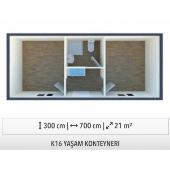 K16 Yaşam Konteyneri K16 Yaşam Konteyneri